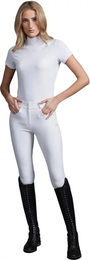 Premier Equine Reitshirt Cristalli Damen Weiß Größe 44 – Bild 1 von 1