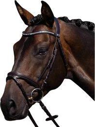 Produktbild von Premier Equine Rivere Reittrense aus Leder in Braun Größe XFull