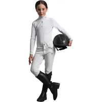Produktbild von Premier Equine Rossini Reitshirt für Mädchen aus Lycra Weiß