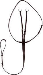 Produktbild von Premier Equine Santadi Renn Martingal aus Leder für Vollblut in Braun