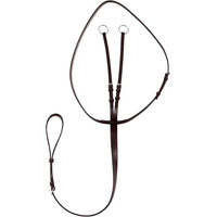 Produktbild von Premier Equine Santadi Renn Martingal aus Leder für Vollblut in Braun