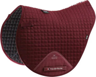 Produktbild von Premier Equine Satteldecke Close Contact X-Country aus Baumwolle Rot für Vollblut Pferde