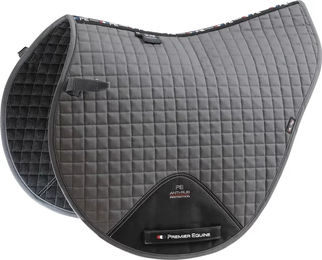 Produktbild von Premier Equine Satteldecke für Pferde aus Baumwolle Close Contact X-Country Grau
