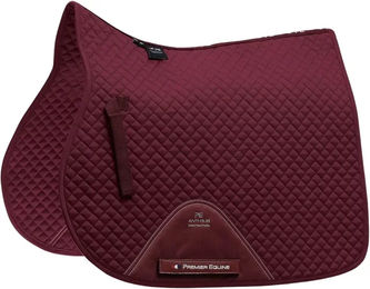 Produktbild von Premier Equine Satteldecke für Ponys aus Baumwolle in Rot