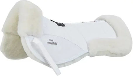 Produktbild von Premier Equine Sattelpad aus Merinowolle für Warmblut Pferde in Weiß