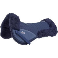 Produktbild von Premier Equine Sattelpad für Pferde aus Merinowolle in Blau Full