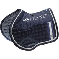 Produktbild von Premier Equine Sattelunterlage Azzure Blau aus Satin rutschfest für Warmblut