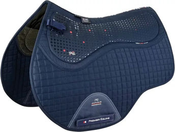 Premier Equine Sattelunterlage Close Contact Tech Grip Pro rutschfest Blau – Bild 1 von 5