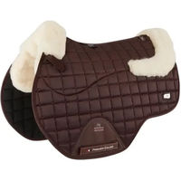 Produktbild von Premier Equine Sattelunterlage für Pferde Atlantis CC aus Satin und Wolle in Braun