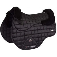 Produktbild von Premier Equine Sattelunterlage für Pferde Atlantis CC aus Satin und Wolle in Schwarz