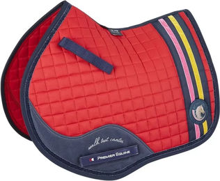 Premier Equine Sattelunterlage für Pferde aus Baumwolle MPJ GP Jump Glitter für Ponys – Bild 1 von 3