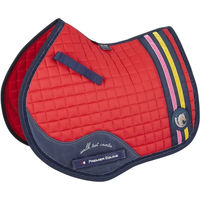 Produktbild von Premier Equine Sattelunterlage für Pferde aus Baumwolle MPJ GP Jump Glitter für Ponys