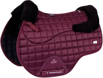 Premier Equine Sattelunterlage für Pferde aus Satin und Wolle Atlantis CC – Bild 1 von 4