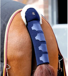 Produktbild von Premier Equine Schweifschoner aus Neopren in Blau für Pferde