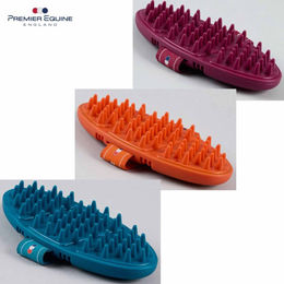 Produktbild von Premier Equine Soft-Touch Flexi Massagestriegel aus Gummi für Pferde