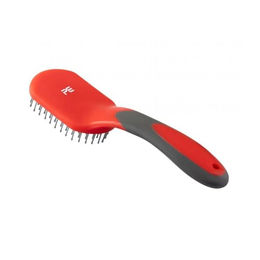 Premier Equine Soft Touch Mähnen- und Schweifbürste Schwarz Rot – Bild 1 von 2