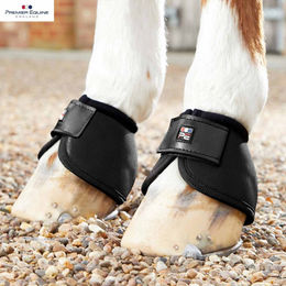 Premier Equine Springglocken Ballistic No-Turn Gamaschen aus Nylon Schwarz Größe L – Bild 1 von 4