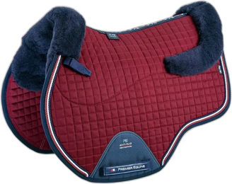 Premier Equine Springschabracke aus Merinowolle CC European Square für Pferde – Bild 1 von 3