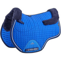 Produktbild von Premier Equine Springschabracke CC European Square aus Merinowolle in Blau für Vollblut