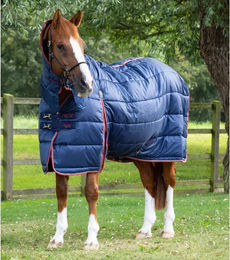 Premier Equine Stalldecke für Pferde aus Polyester in Blau 206 cm - 400 g – Bild 1 von 4