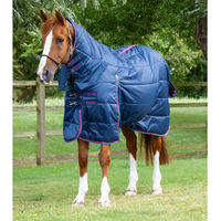Produktbild von Premier Equine Stalldecke für Pferde mit Halsteil aus Polyester in Blau
