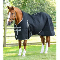 Produktbild von Premier Equine Stalldecke Lucanta für Pferde aus Polyester in Schwarz 221 cm - 100 g