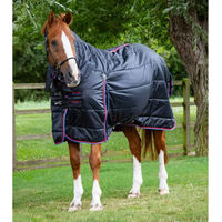 Produktbild von Premier Equine Stalldecke mit Halsteil aus Polyester in Schwarz