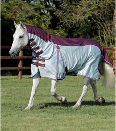 Produktbild von Premier Equine Stay-Dry Fliegendecke für Pferde in Rot aus Polyester