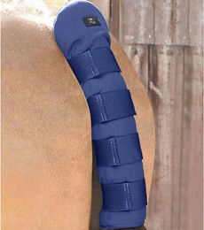 Premier Equine Stay-Up Schweifschoner für Pferde aus Baumwolle in Blau – Bild 1 von 4