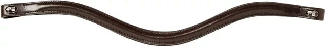 Produktbild von Premier Equine Stirnband für Pferde aus Glattleder in Braun X-Full