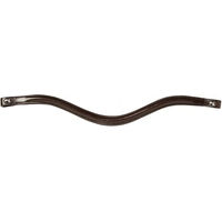 Produktbild von Premier Equine Stirnband für Pferde aus Glattleder in Braun X-Full