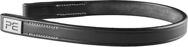 Premier Equine Stirnband für Pferde aus Leder in Schwarz oder Braun – Bild 1 von 1