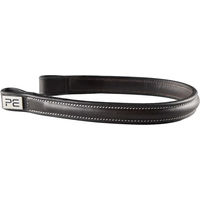 Produktbild von Premier Equine Stirnband Raised Jump aus Leder für Pferde und Ponys in Braun oder Schwarz