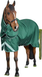 Produktbild von Premier Equine Stratus 600D Series Outdoor-Pferdedecke mit Halsabdeckung in Grün