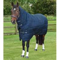 Produktbild von Premier Equine Stratus Stalldecke mit Halsteil in Blau aus Polyester