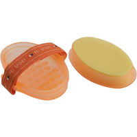 Produktbild von Premier Equine Striegel mit Schwamm aus Kunststoff in Orange