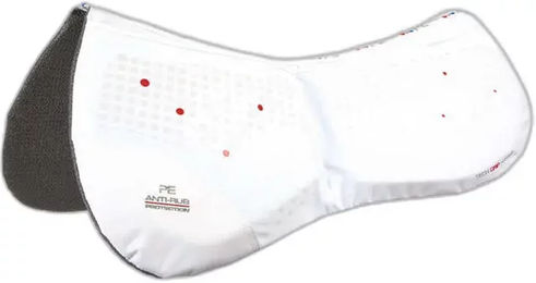 Produktbild von Premier Equine Tech Grip Pro Rutschfestes Sattelpad aus Gummi in Weiß