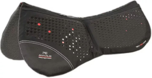 Premier Equine Tech Grip Pro Rutschfestes Sattelpad aus Gummi Schwarz – Bild 1 von 6