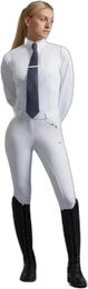 Produktbild von Premier Equine Tessa Wettkampf-Reitbluse für Damen aus Baumwolle Weiß Größe 36