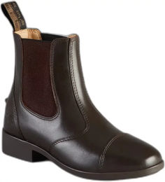 Premier Equine Torlano Leder Chelsea-Reitstiefel für Kinder in Braun Größe 34 EU – Bild 1 von 6