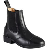 Produktbild von Premier Equine Torlano Leder Chelsea-Reitstiefel für Kinder in Schwarz Größe 36