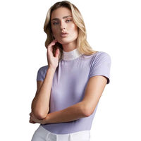 Produktbild von Premier Equine Turnierpolo Damen Cristalli Lila Größe 42