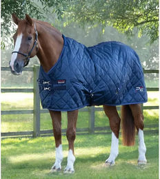 Premier Equine Tuscan Stalldecke für Pferde in Blau und Marine aus Polyester - 200 g – Bild 1 von 1
