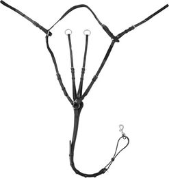 Produktbild von Premier Equine Valbrona Performance Vorderzeug für Pferde in Schwarz mit Edelstahlbeschlägen