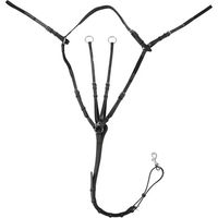 Produktbild von Premier Equine Valbrona Performance Vorderzeug für Pferde in Schwarz mit Edelstahlbeschlägen