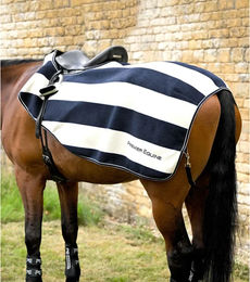 Produktbild von Premier Equine Vellus Nierendecke für Pferde aus Fleece in Blau oder Bunt Größe L