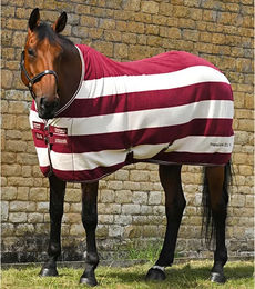 Produktbild von Premier Equine Vellus Trocknende Fleecedecke für Pferde in Rot