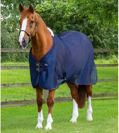 Produktbild von Premier Equine Ventoso Abschwitzdecke für Pferde in Blau