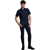 Produktbild von Premier Equine Verismo Reithose für Herren mit Mid Grip und Silikon Grip in Blau