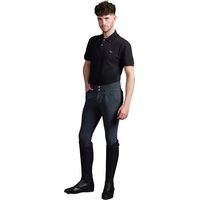 Produktbild von Premier Equine Verismo Reithose für Herren mit Mid Grip und Silikon Grip in Grau